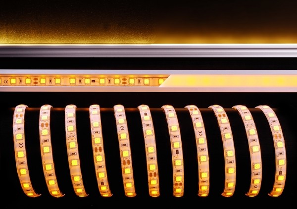 LED Stripe Amber 5m 24V IP33 300 LEDs