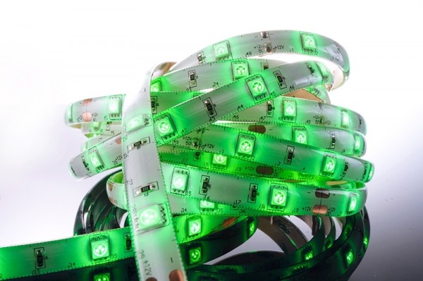 LED Stripe grün 5m 12V IP33 150 LEDs